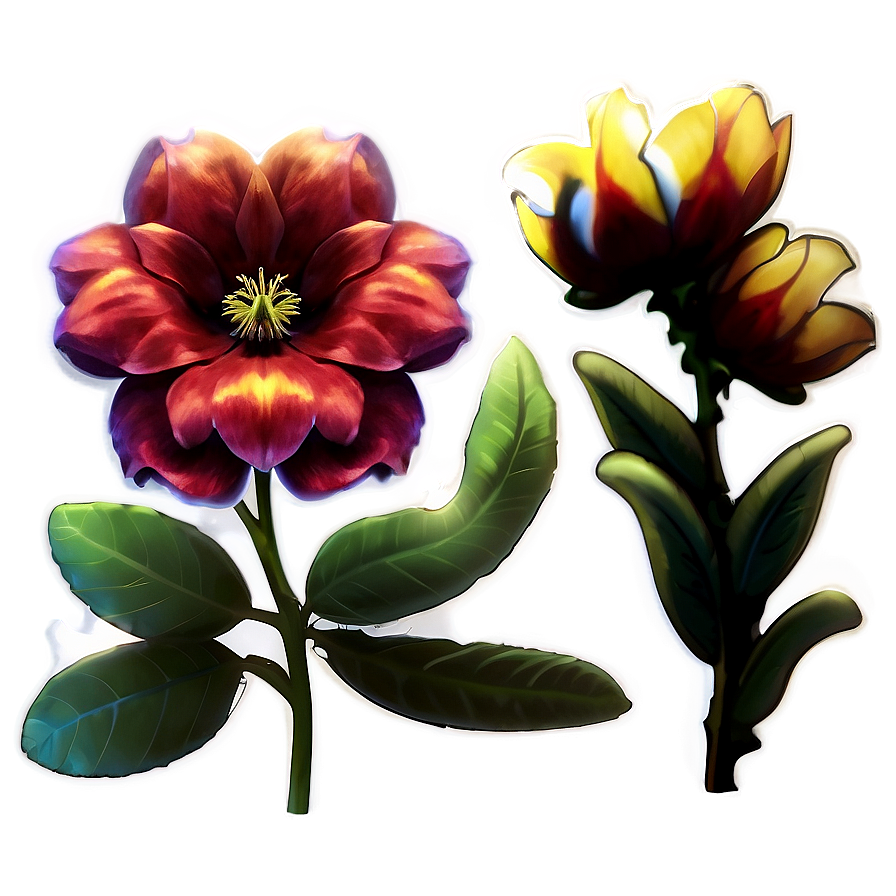 Flores Bloom Radiance Png Vko PNG