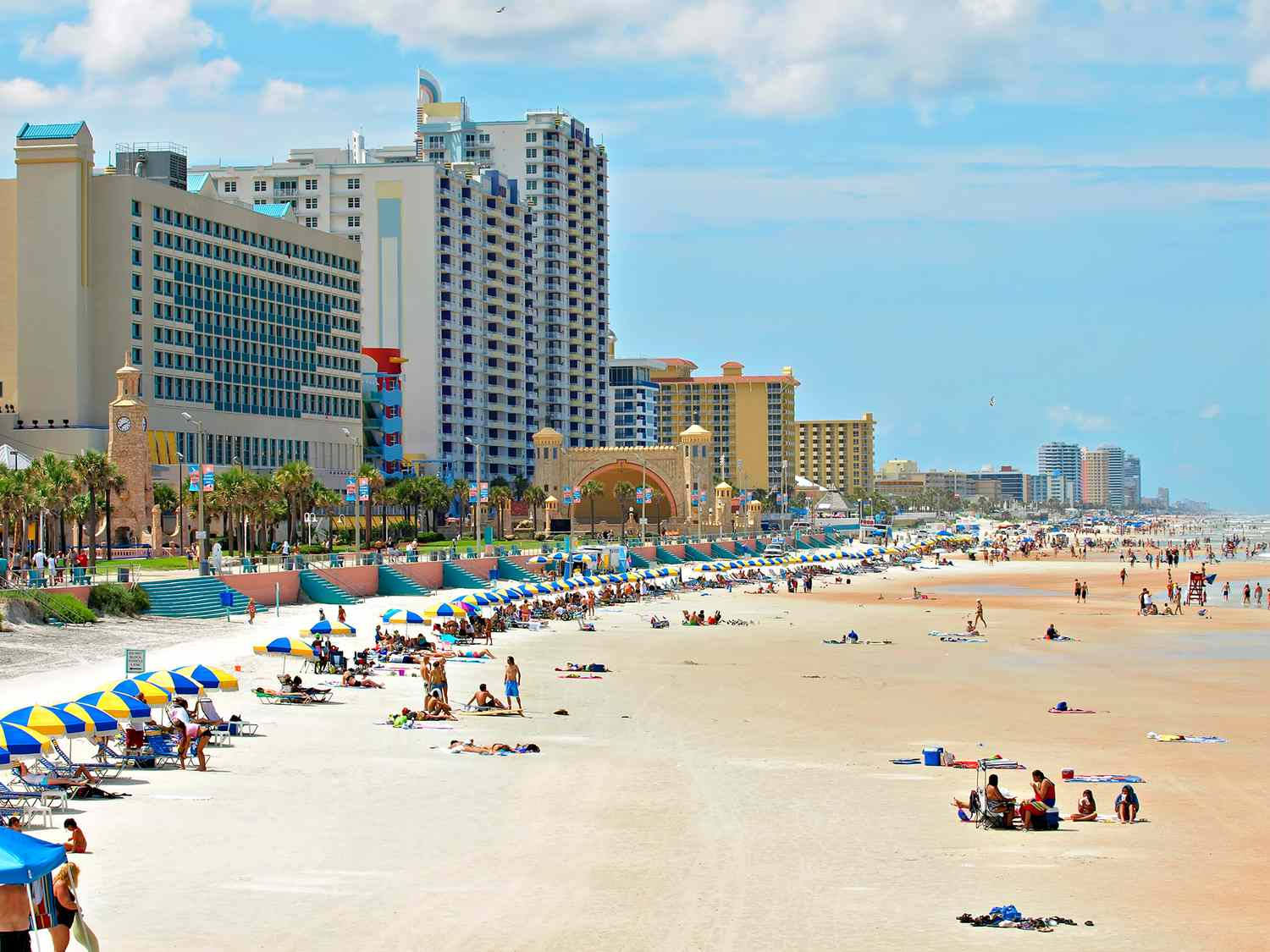 Florida Beach And Hotels Wallpaper
