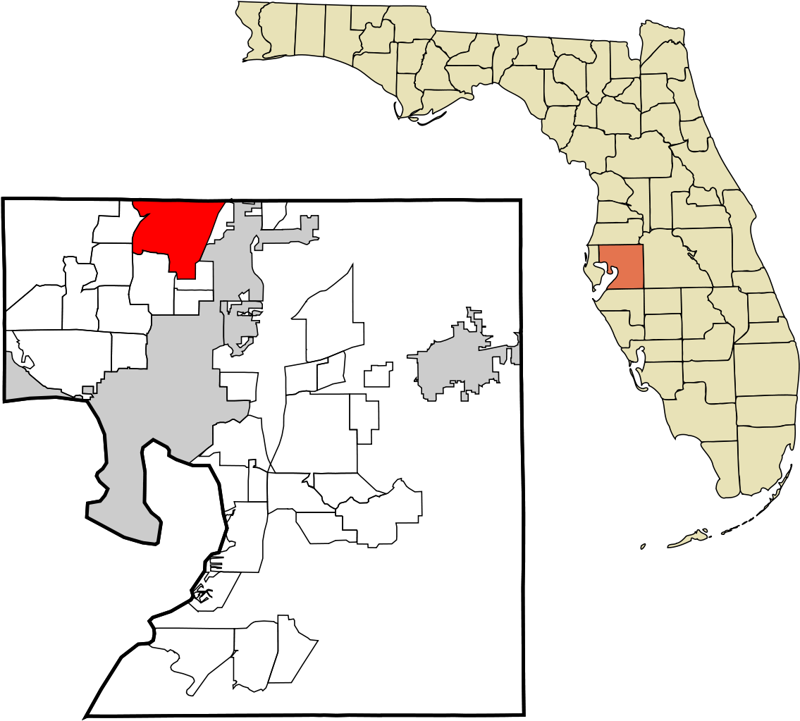 Florida County Comparison Map PNG