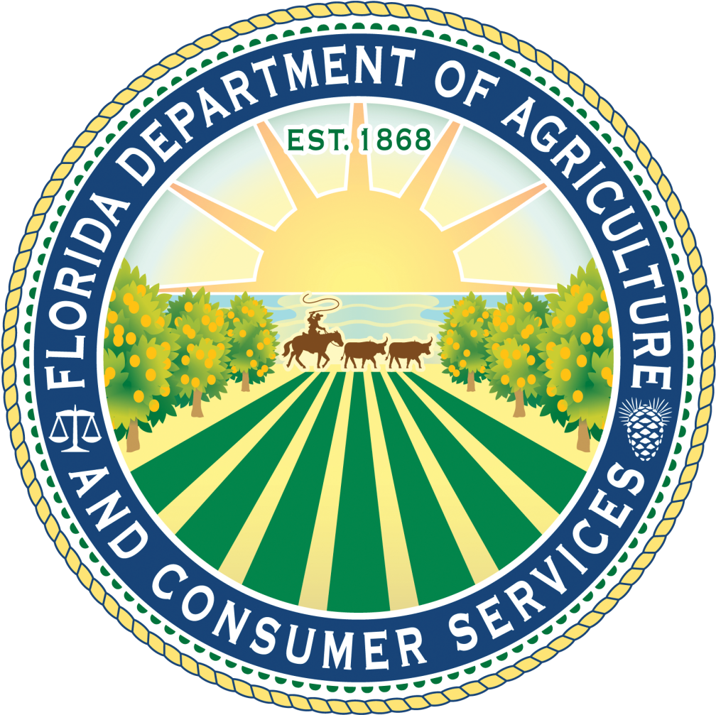 Florida Departmentof Agricultureand Consumer Services Seal PNG