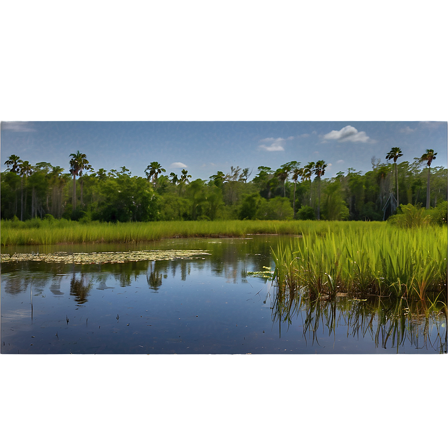 Florida Everglades Landscape Png 05242024 PNG