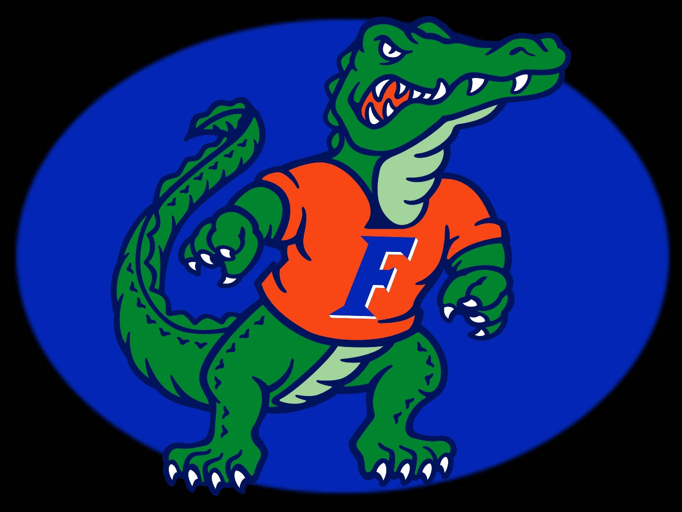 Logo Florida Gators Albert Per Il Calcio Sfondo