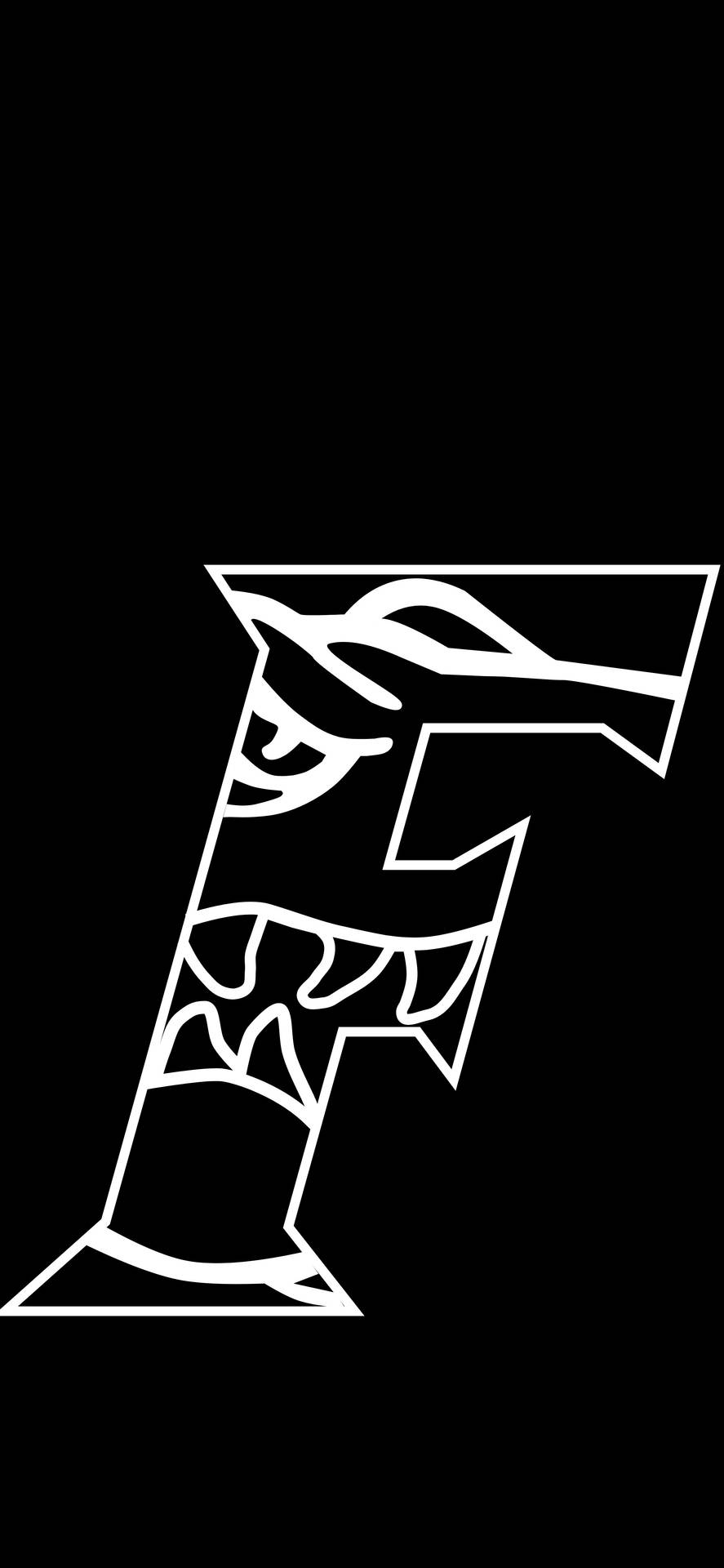 Emblematic Florida Gators Logo in Bold Black Wallpaper