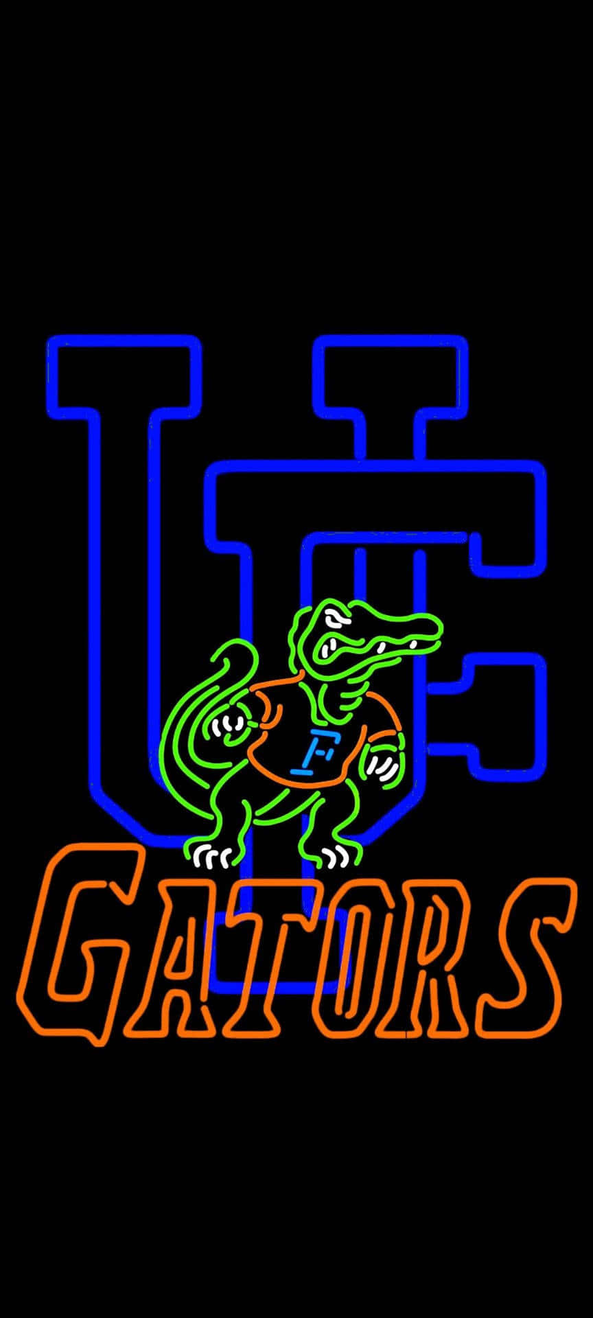 Denofficiella Logotypen För Florida Gators. Wallpaper