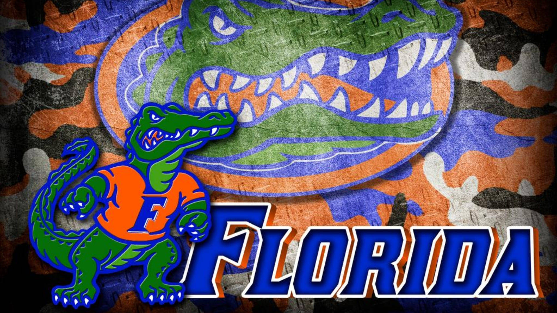 Florida Gators Logo With Albert Wallpaper