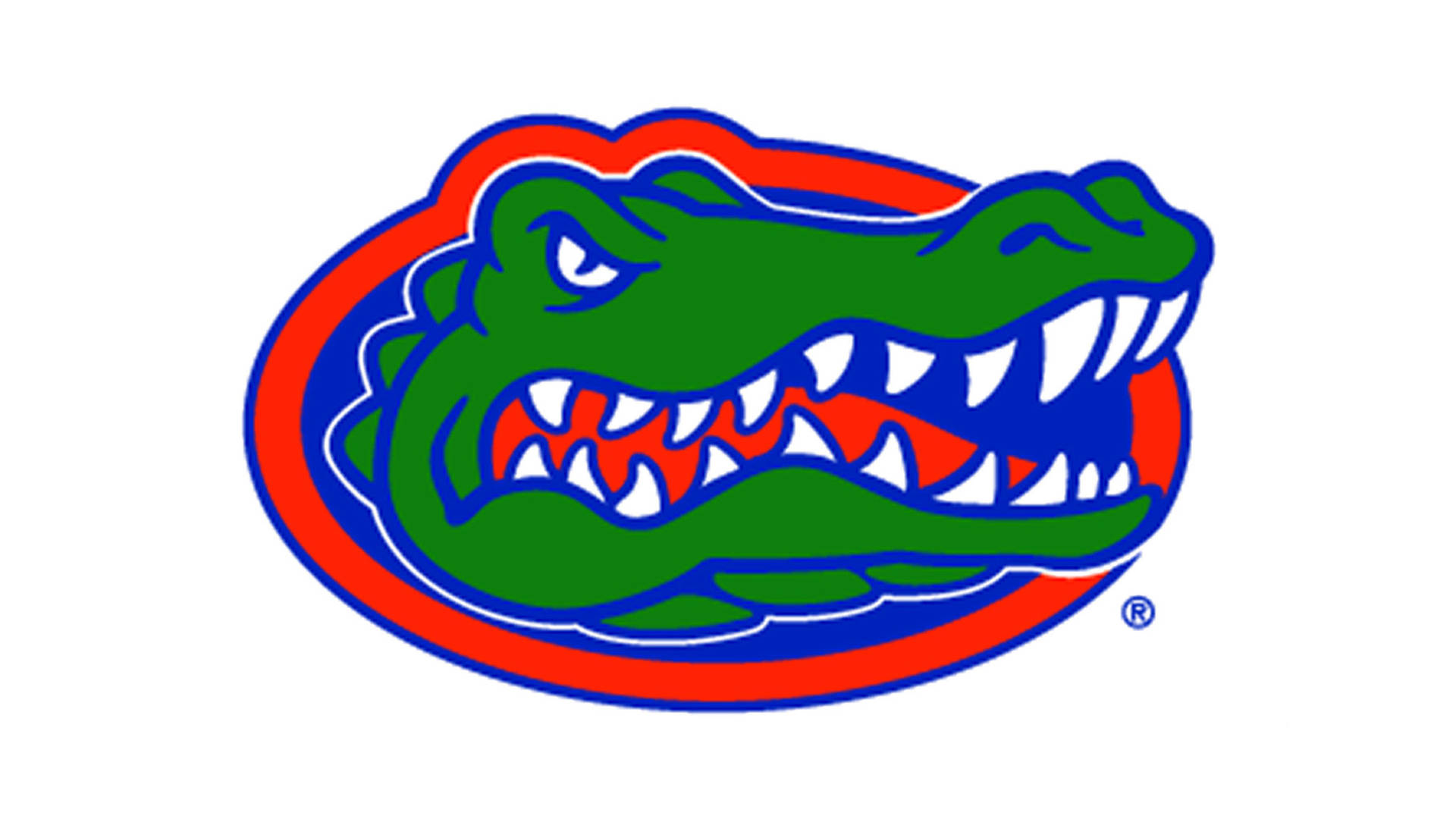 Logo Dell'alligatore Della Florida Gators University Sfondo