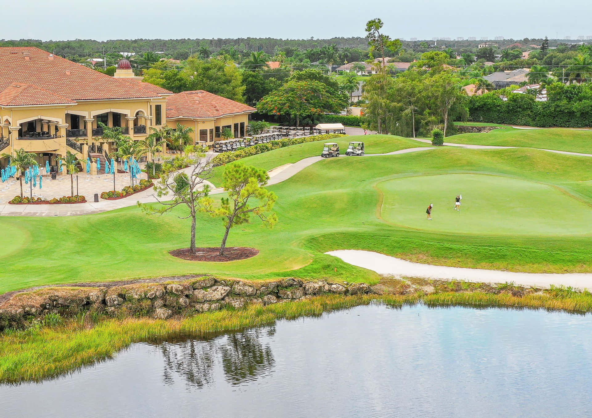 Oldecypress Private Golf Community Florida Golf - Olde Cypress Är En Privat Golf-community I Florida För Golf. Wallpaper
