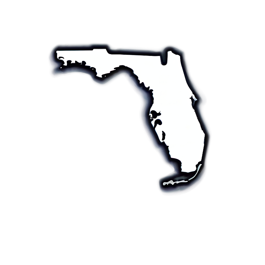 Download Florida Map Outline Png 64 | Wallpapers.com