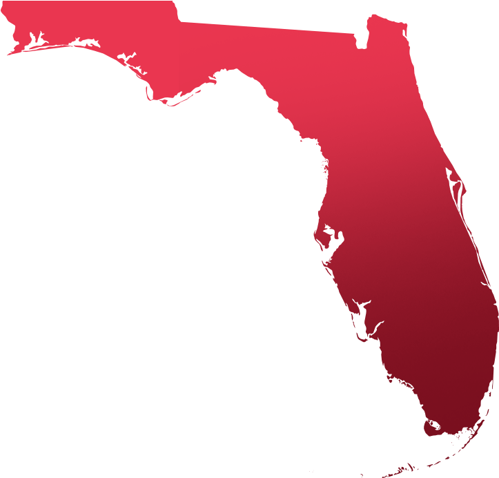 Florida Map Silhouette PNG