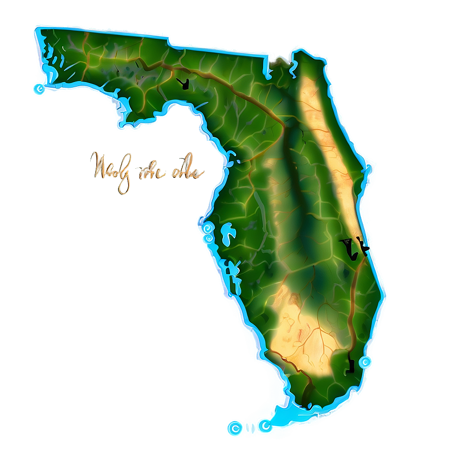 Florida Outline A PNG