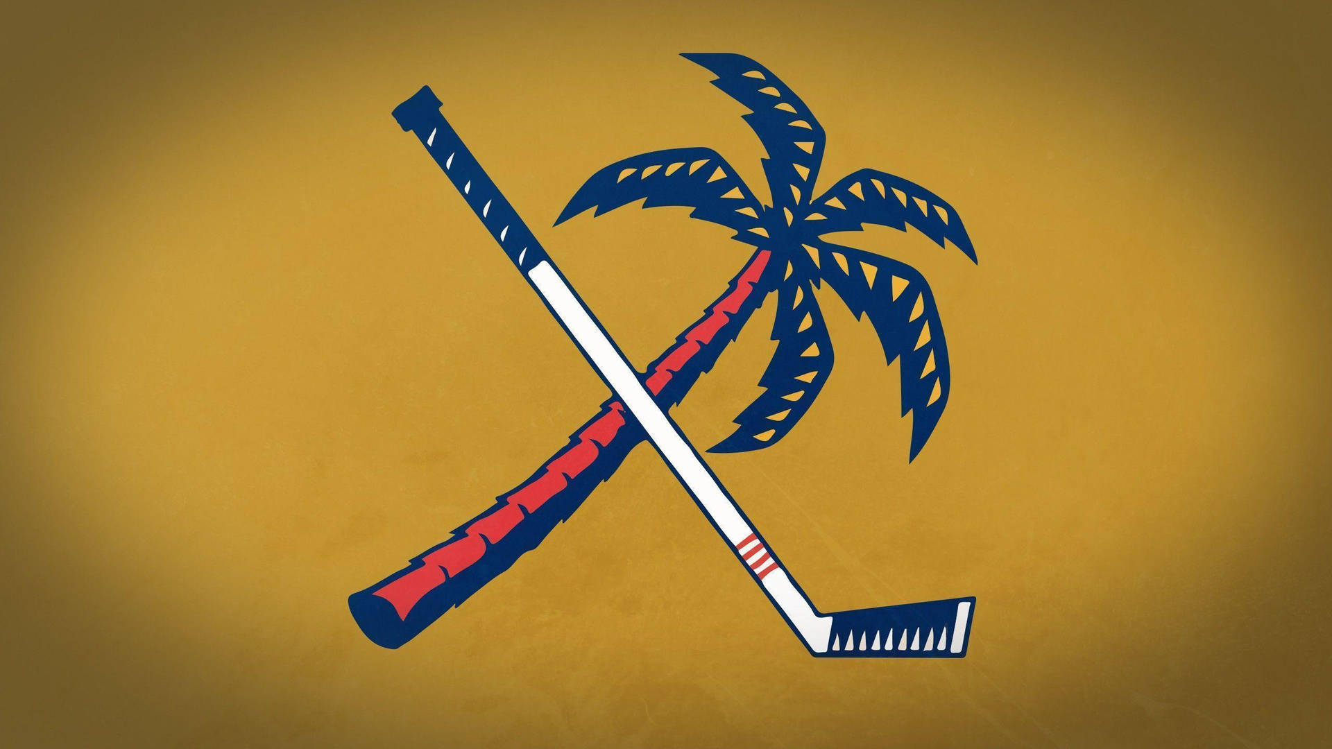 A powerful cross logo of the Florida Panthers on an HD background. Wallpaper
