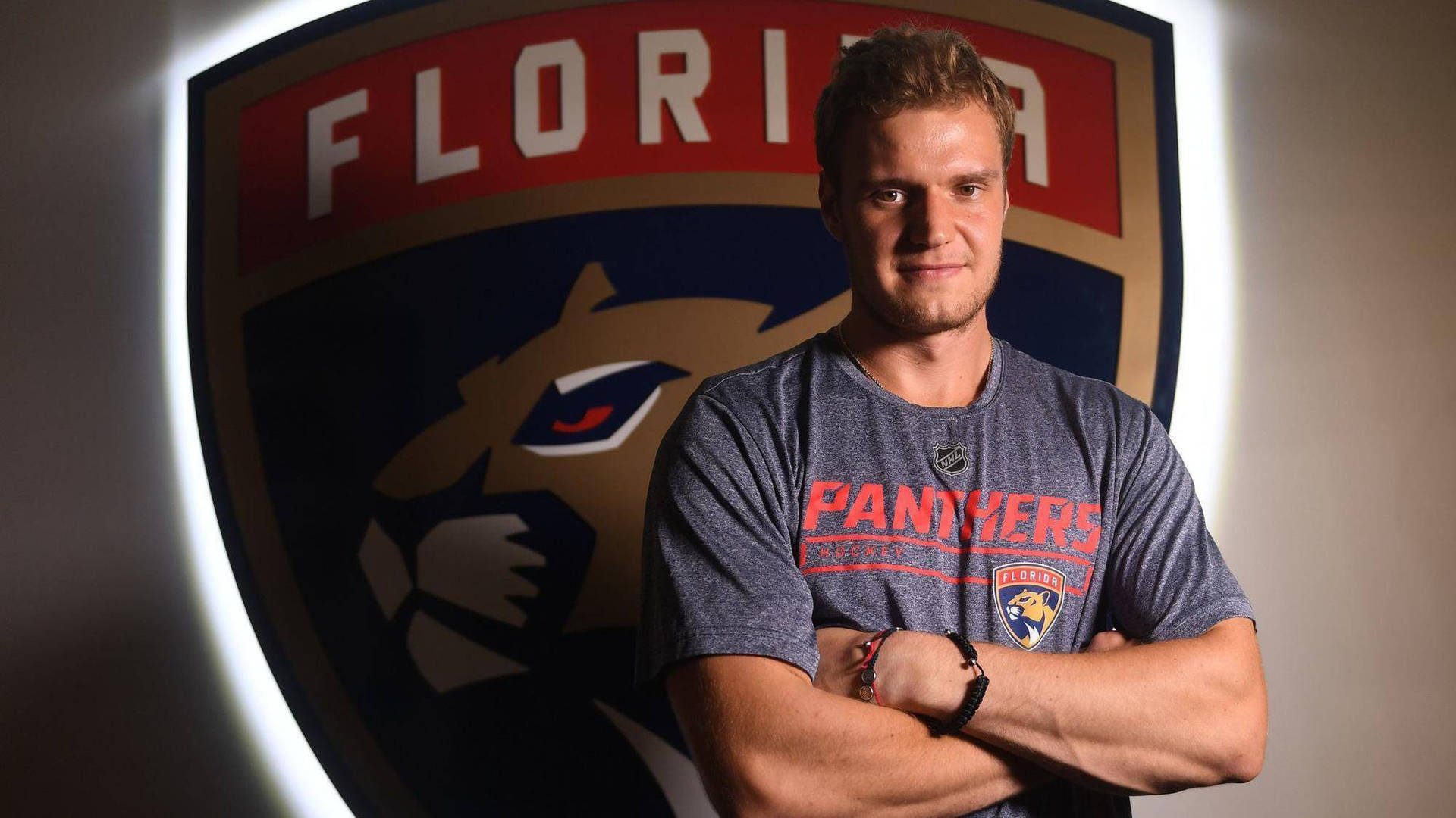Capitándel Equipo Florida Panthers, Aleksander Barkov. Fondo de pantalla