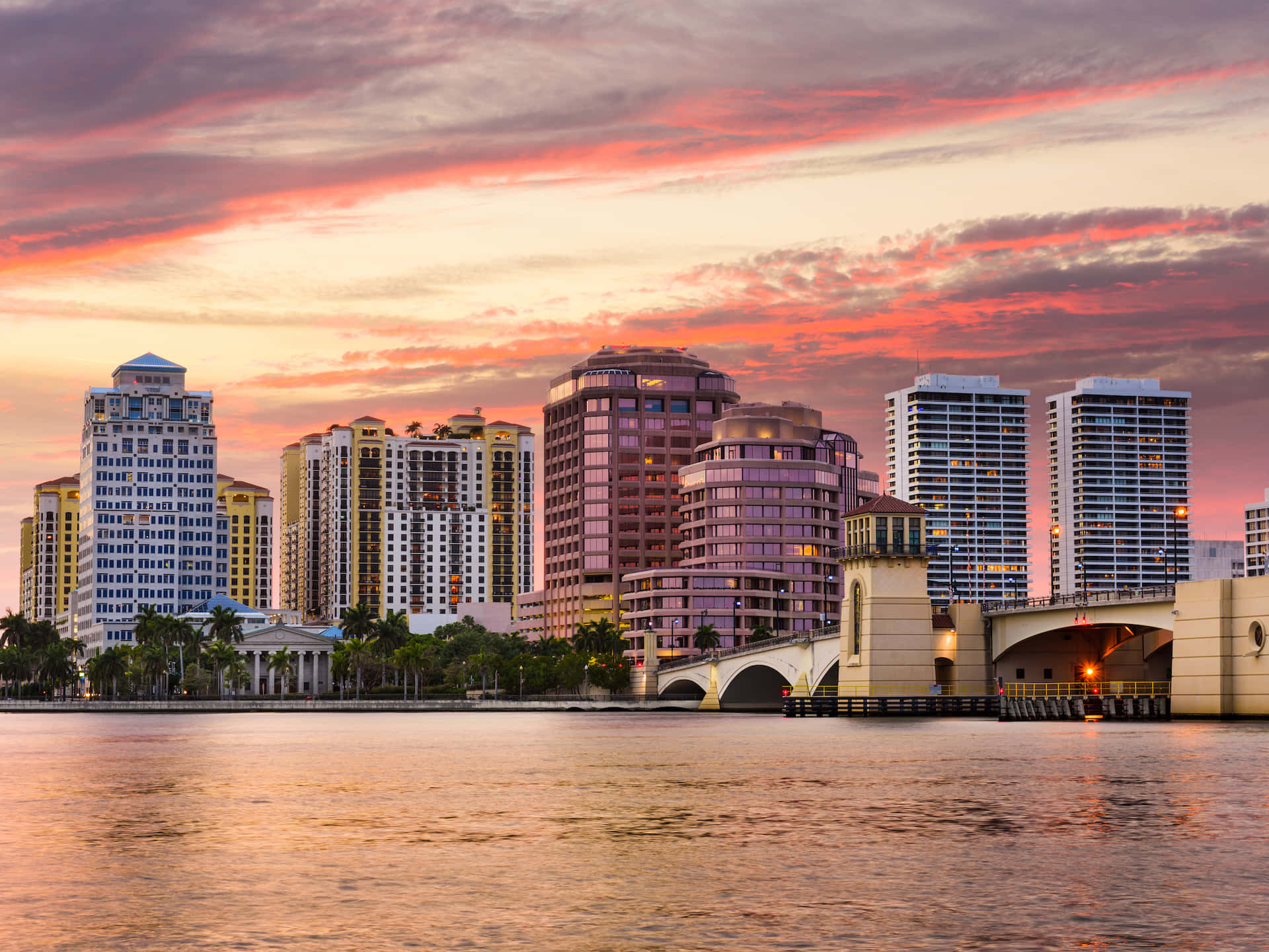 The vibrant city skyline of Miami, Florida