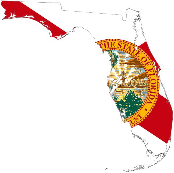 Florida State Seal Map PNG