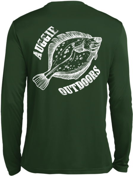 Download Flounder Outdoors Long Sleeve Shirt Design | Wallpapers.com