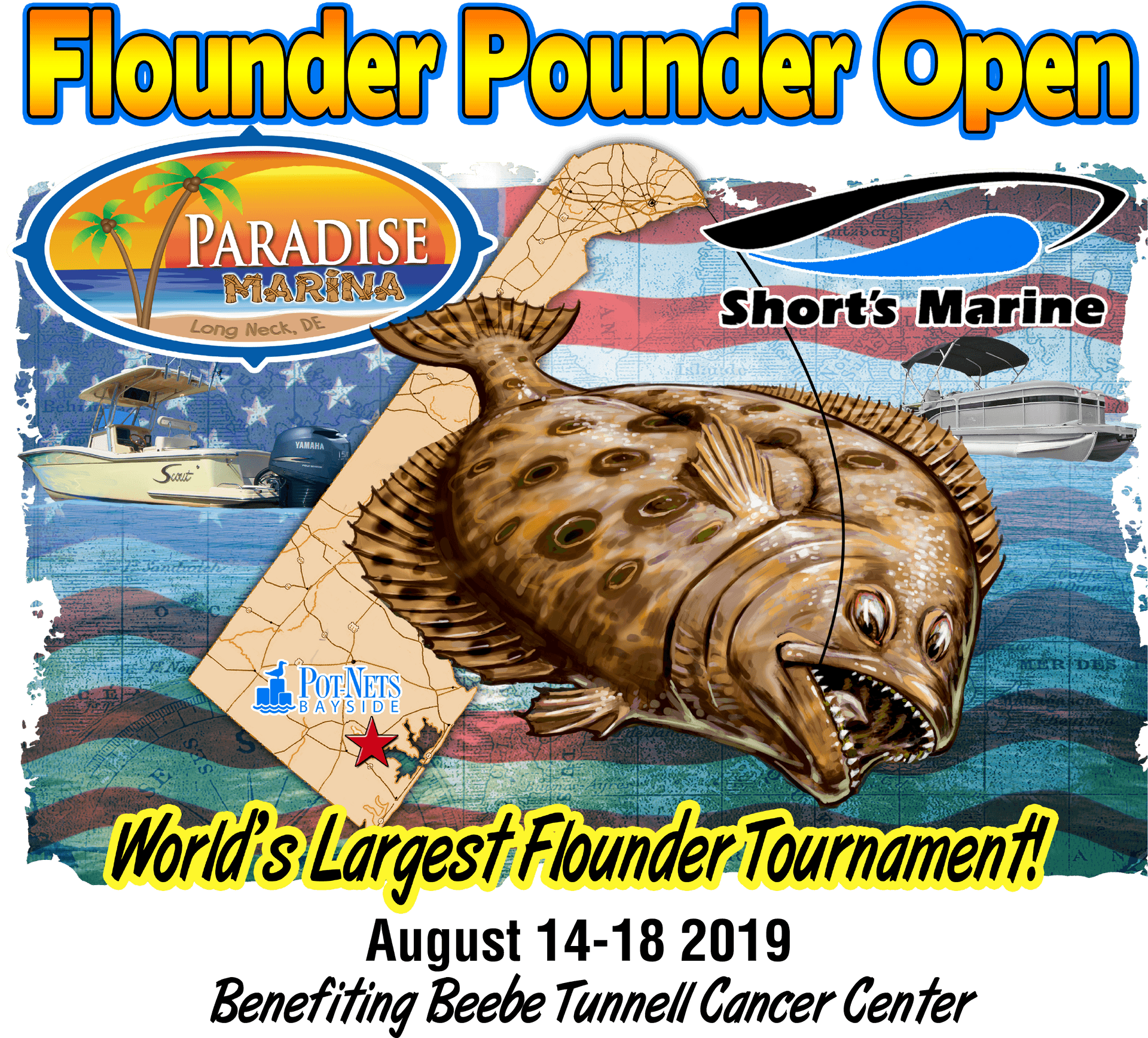 Flounder Pounder Open Fishing Tournament2019 PNG