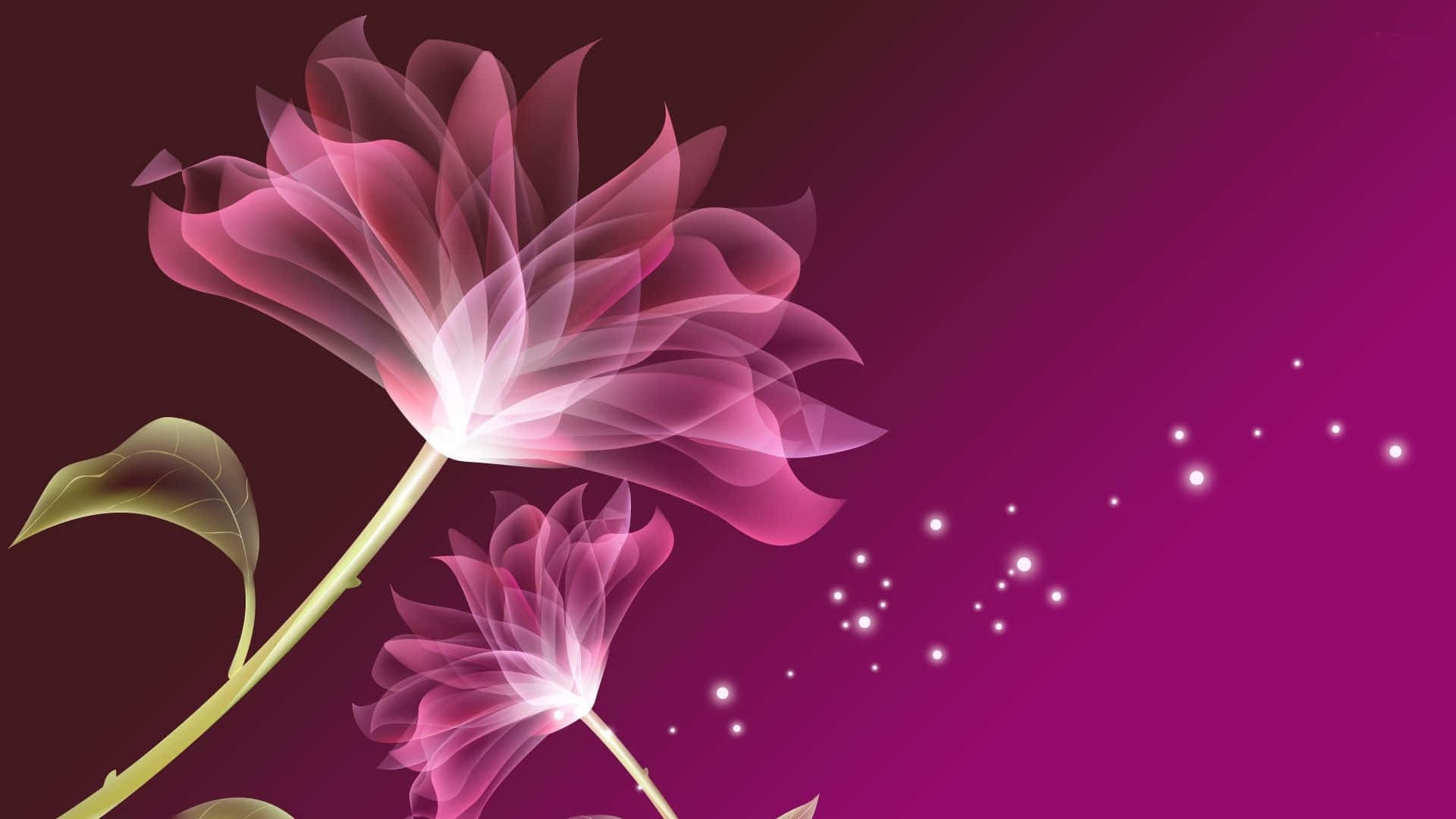 "Stunning Flower Art Composition Featuring a Colorful Array of Blooms" Wallpaper