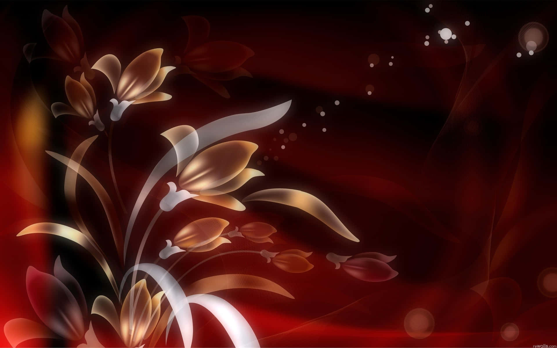 Stunning Colorful Floral Explosion Wallpaper