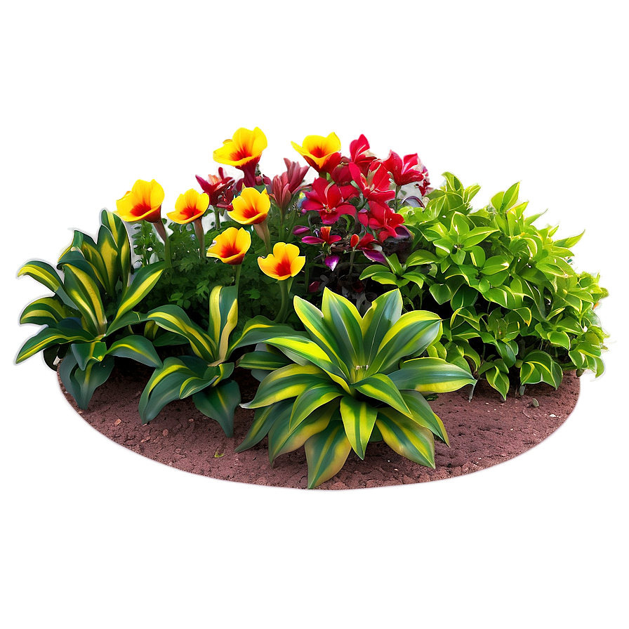 Flower Bed Design Png 70 PNG