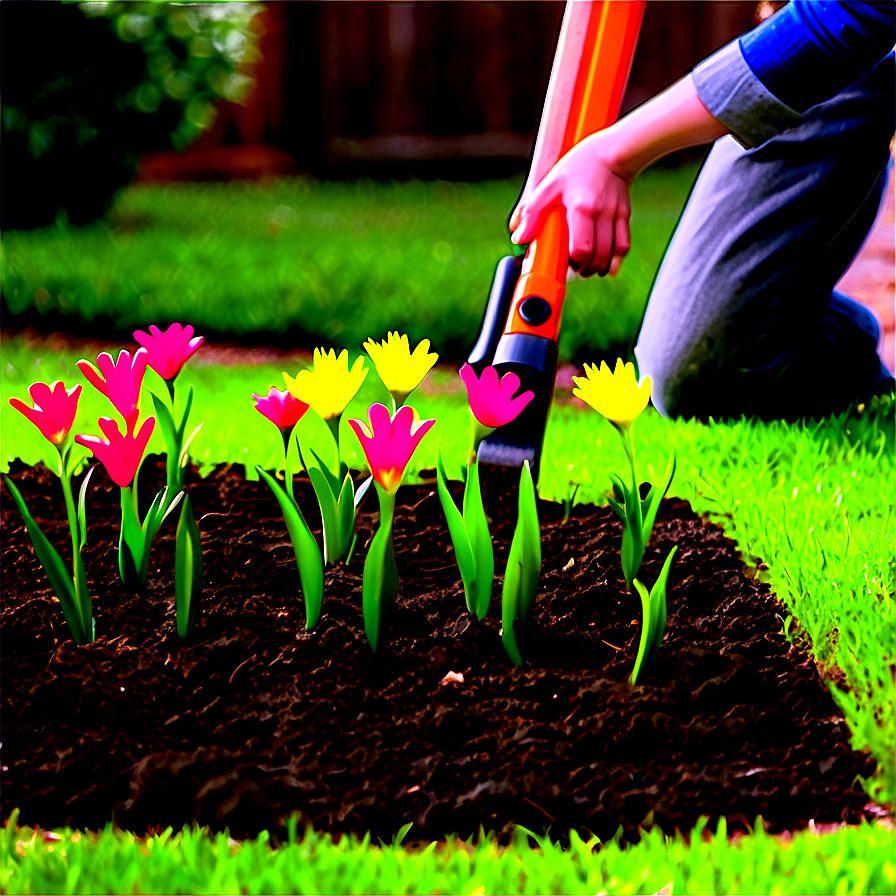 Flower Bed Fertilization Png 72 PNG