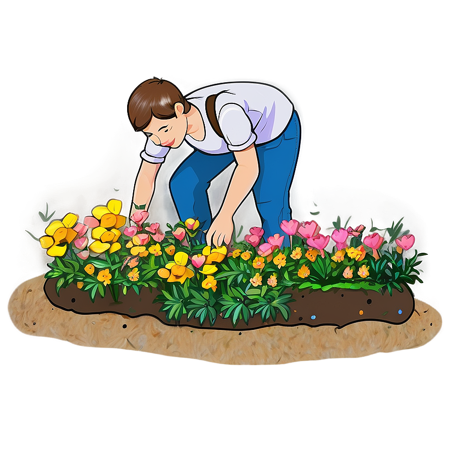 Flower Bed Maintenance Png 97 PNG