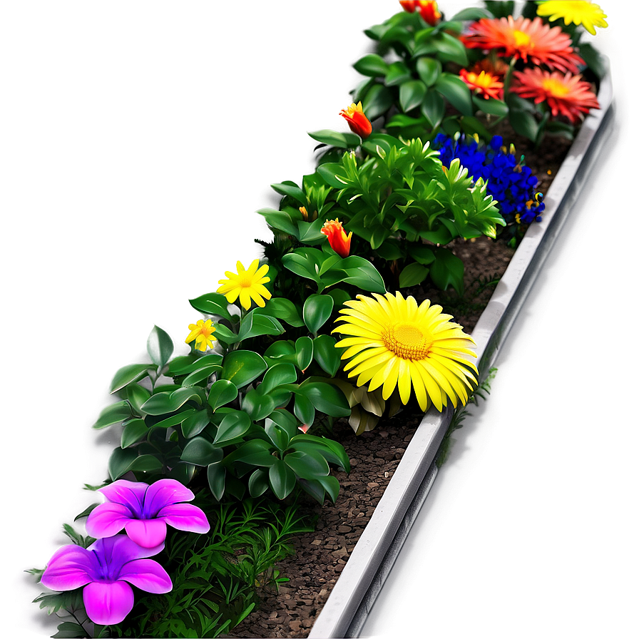 Flower Bed Pathway Png 37 PNG