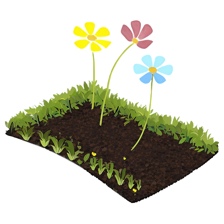 Flower Bed Planting Png 75 PNG
