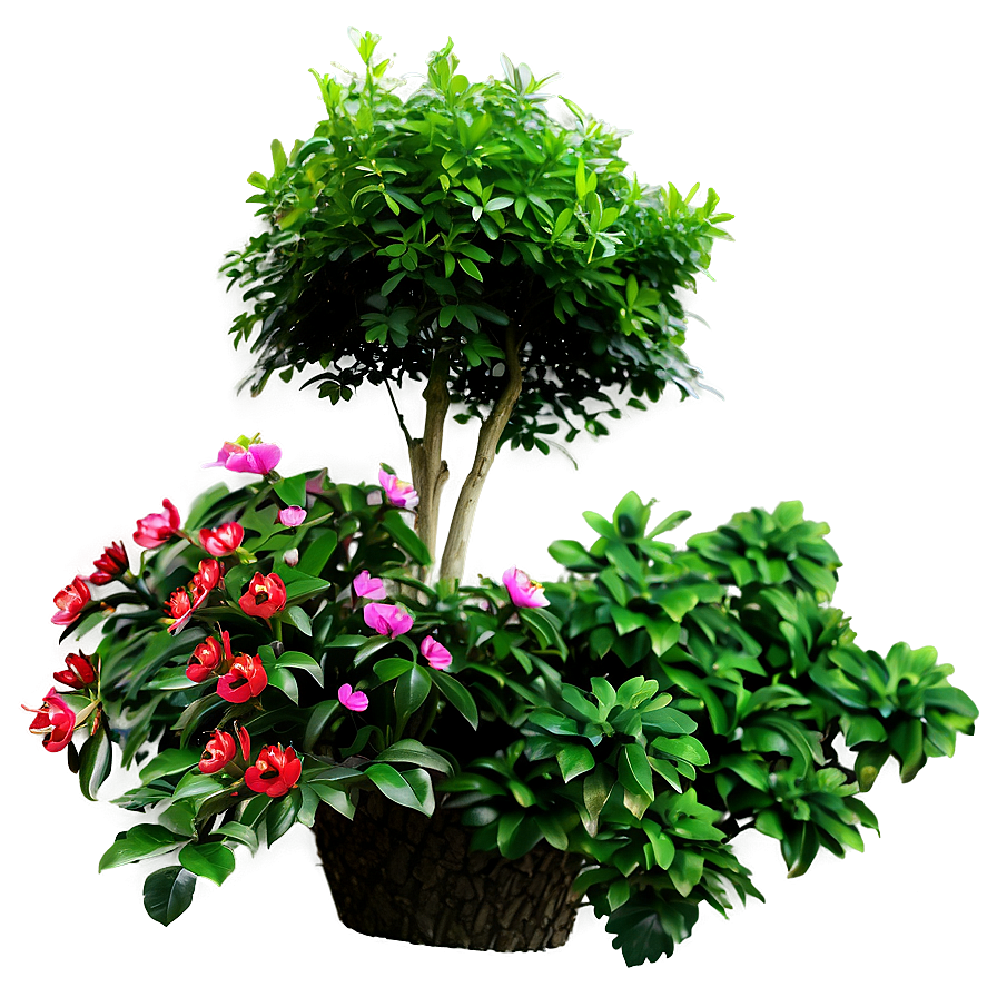 Flower Bush Png 06122024 PNG