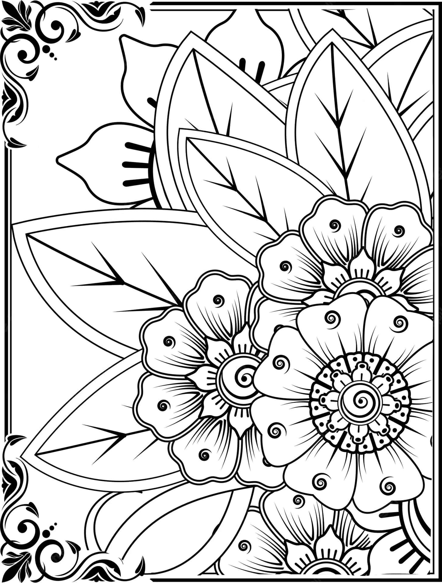 Create a Vibrant Floral Masterpiece with Coloring