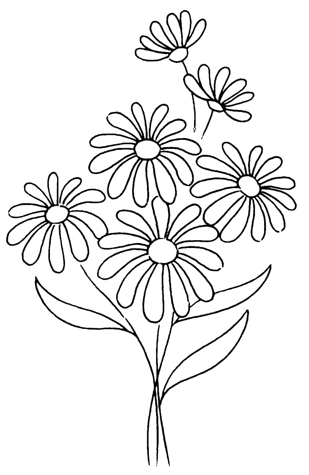 Image  Feel Relaxed Coloring in Flower Coloring Pictures
