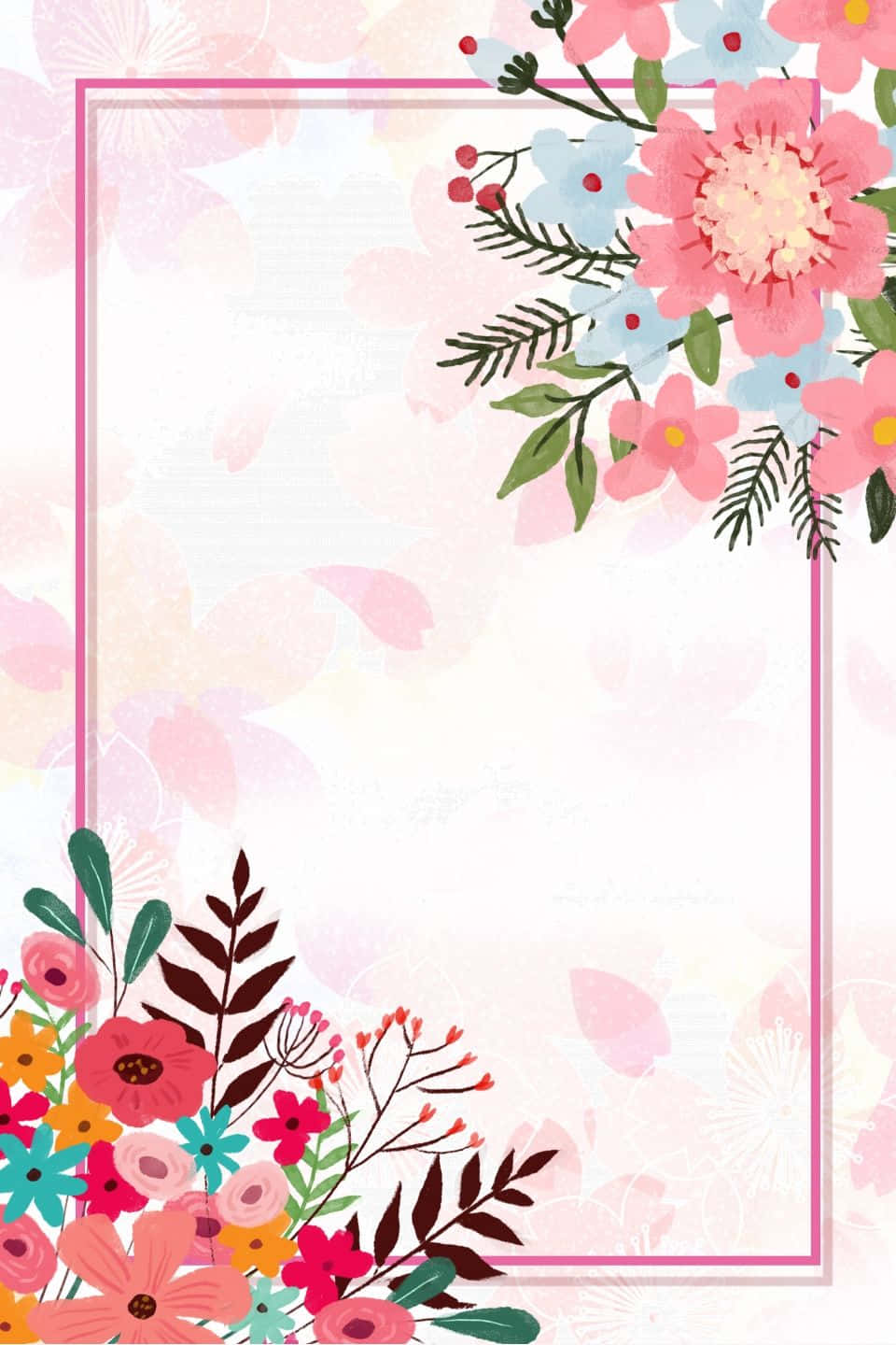 Pink Flower Wallpaper - Limited Abode