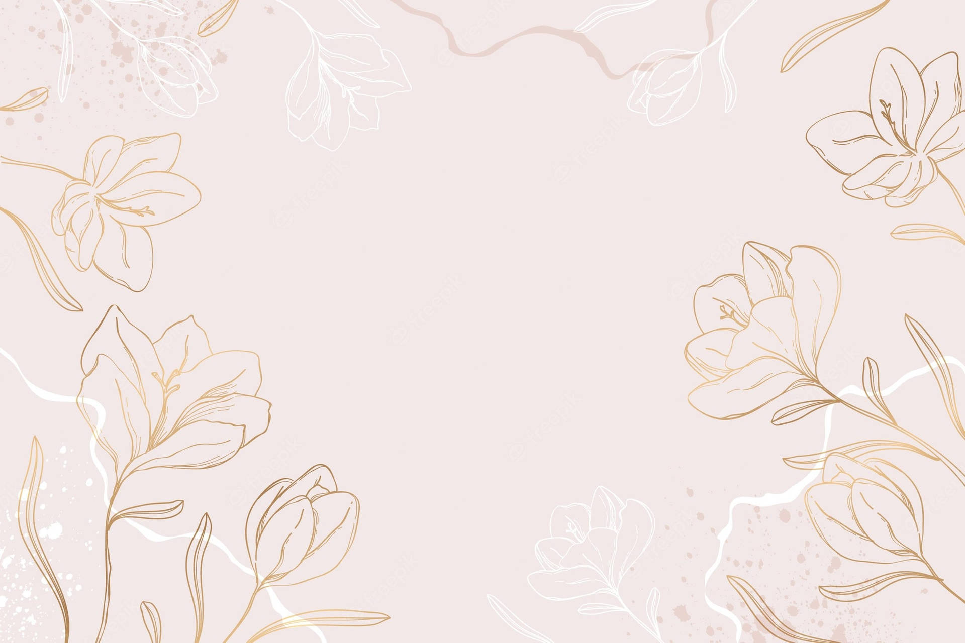 Download Flower Design Pink Minimalist Wallpaper 