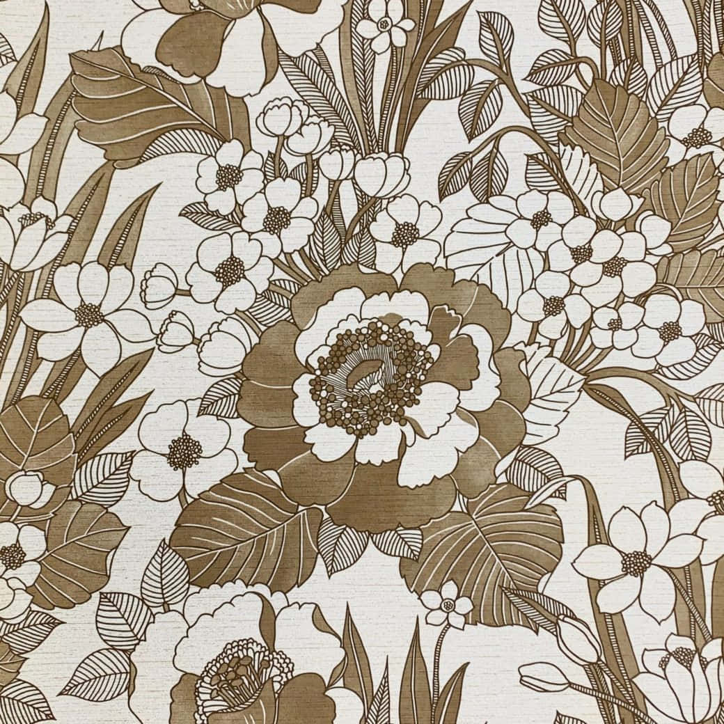 Image  Beautiful Hand-Drawn Flower Drawing Wallpaper