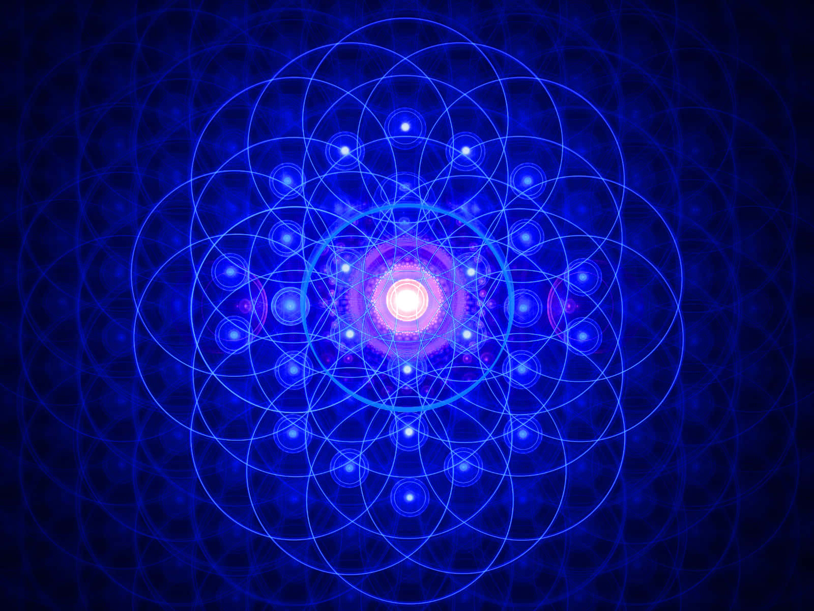Unlock the power of sacred geometry with the Flower of Life Wallpaper