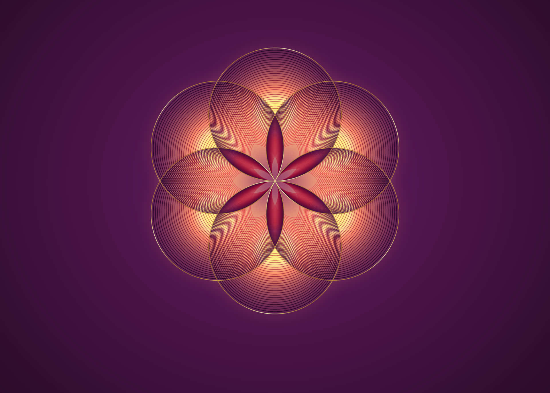 Unlock the power of the Flower of Life Wallpaper
