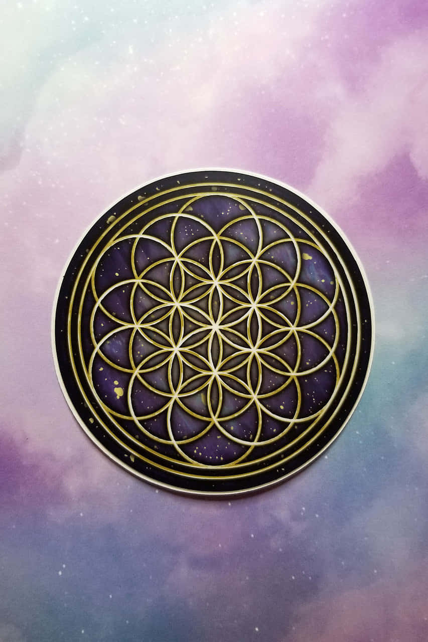 Discover Mysticism With The Flower Of Life Wallpaper