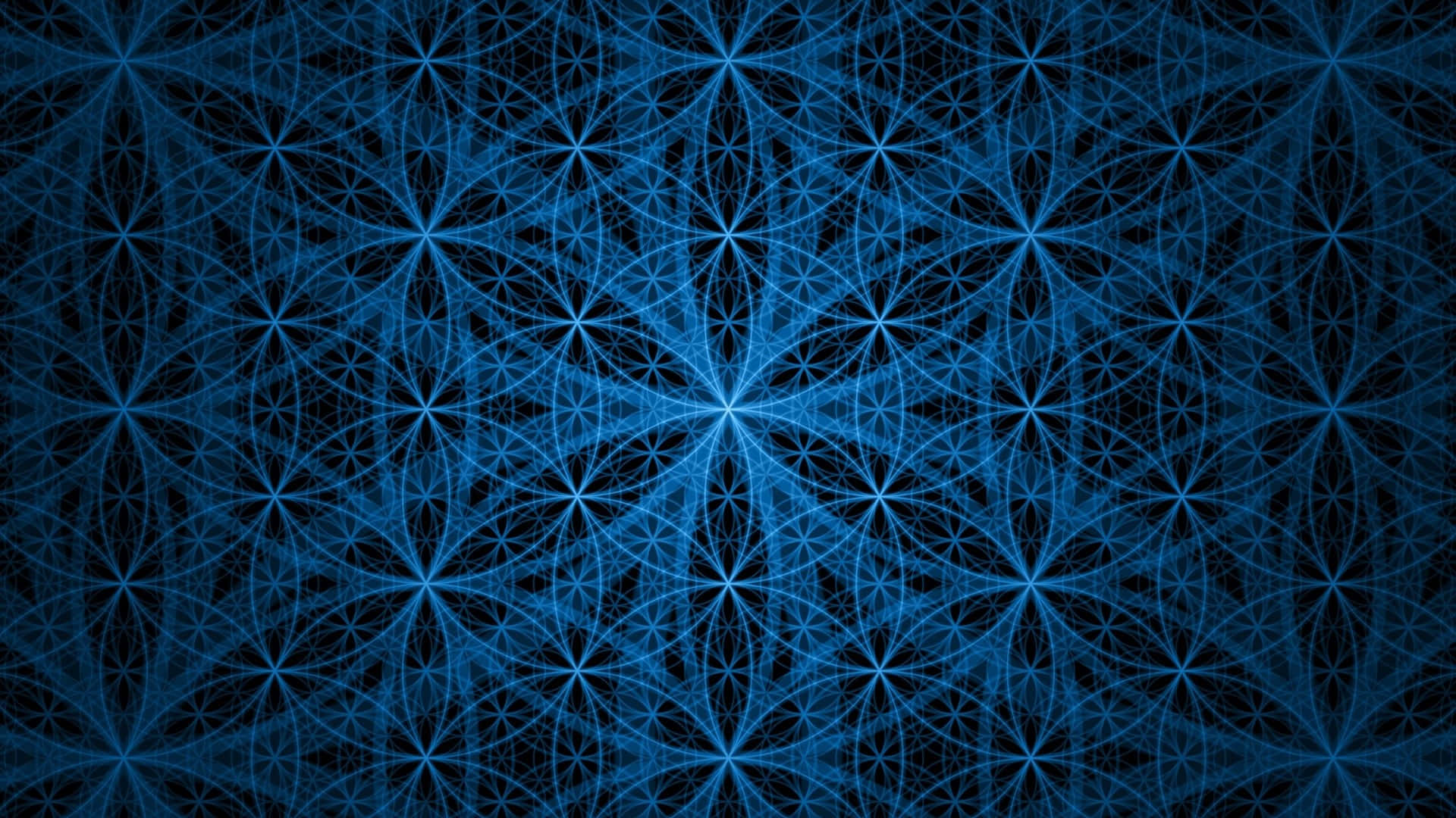 En blå abstrakt mønster med mange stjerner Wallpaper