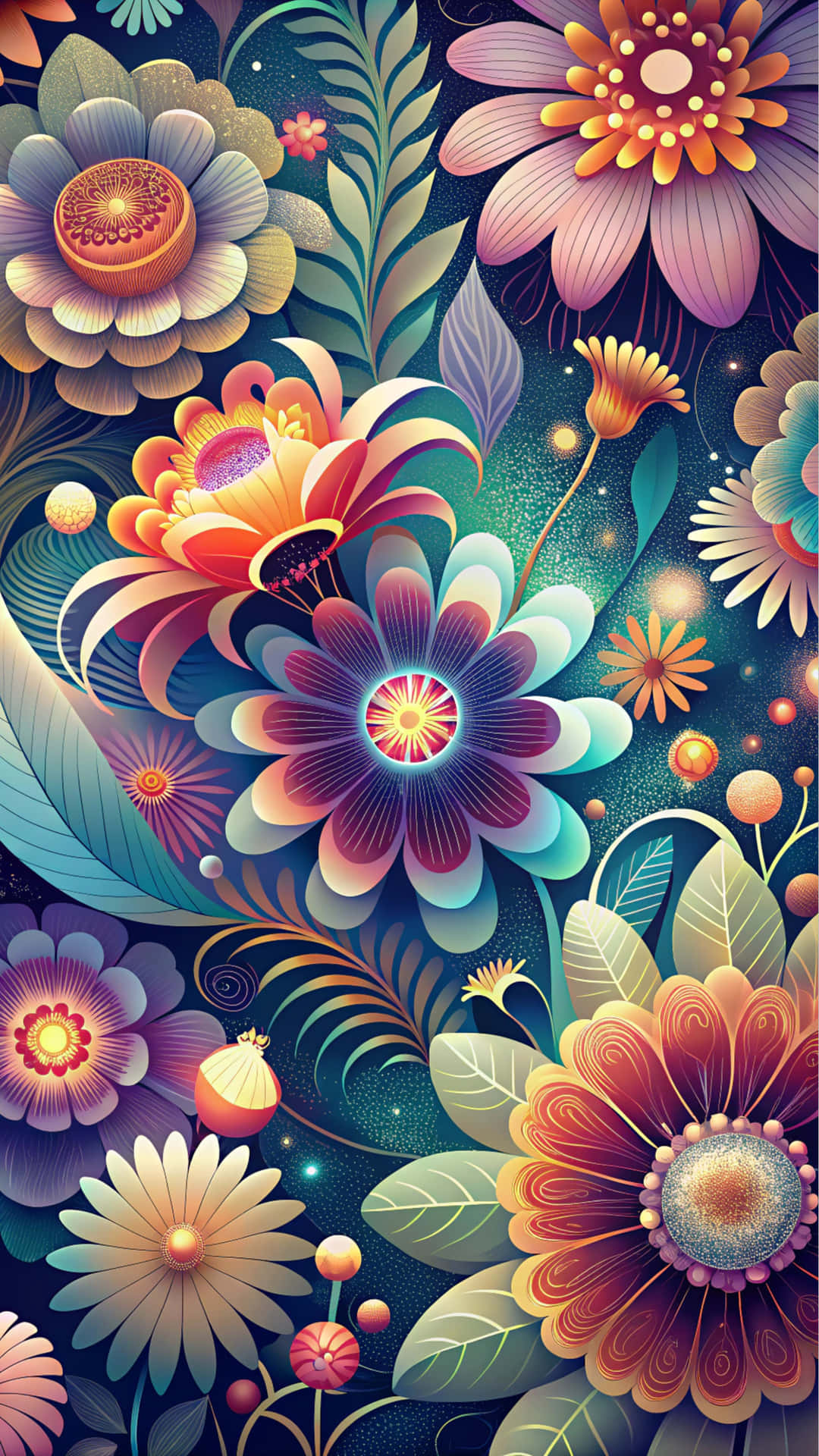 Flower Pattern Wallpaper