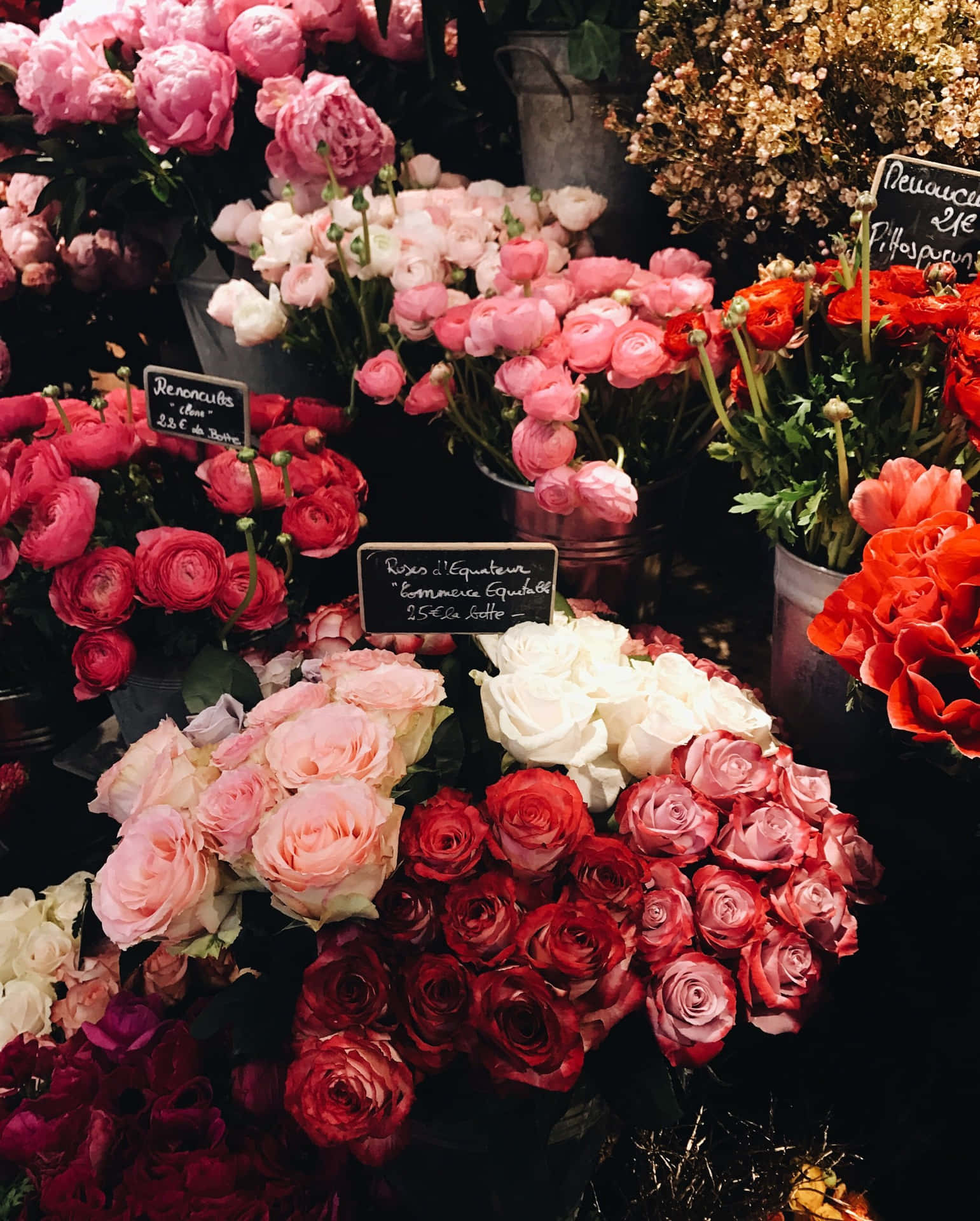 A Vibrant Flower Shop Awaits Your Visit Wallpaper