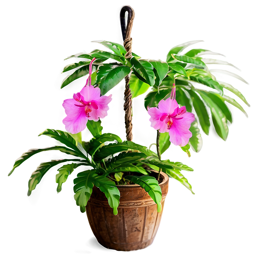 Flowering Hanging Plant Png 05252024 PNG