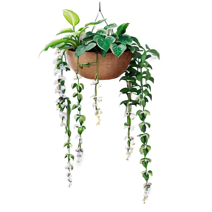 Download Flowering Hanging Plant Png 64 | Wallpapers.com