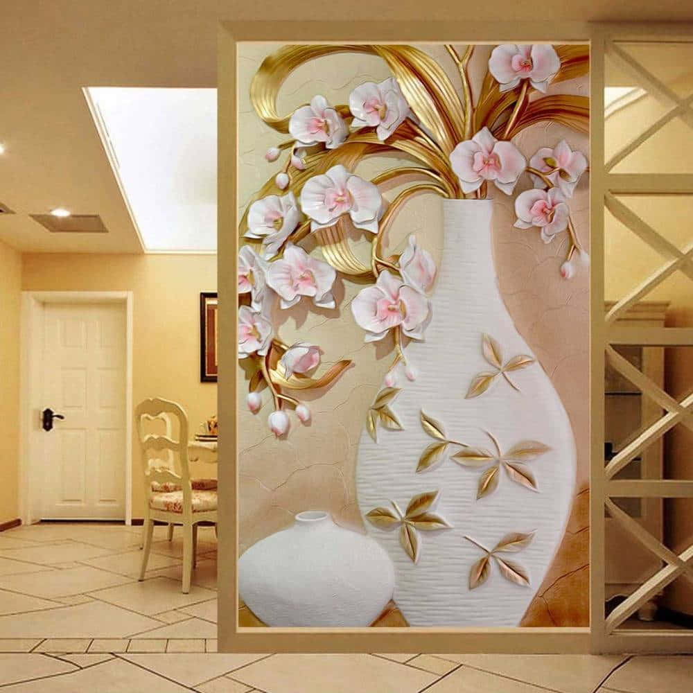 Flowers Following Each Other Wallpaper