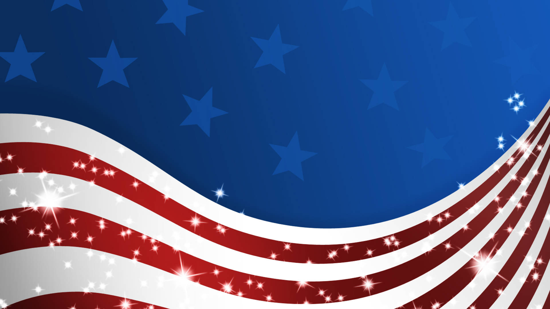 Flowing American Flag Hd Background