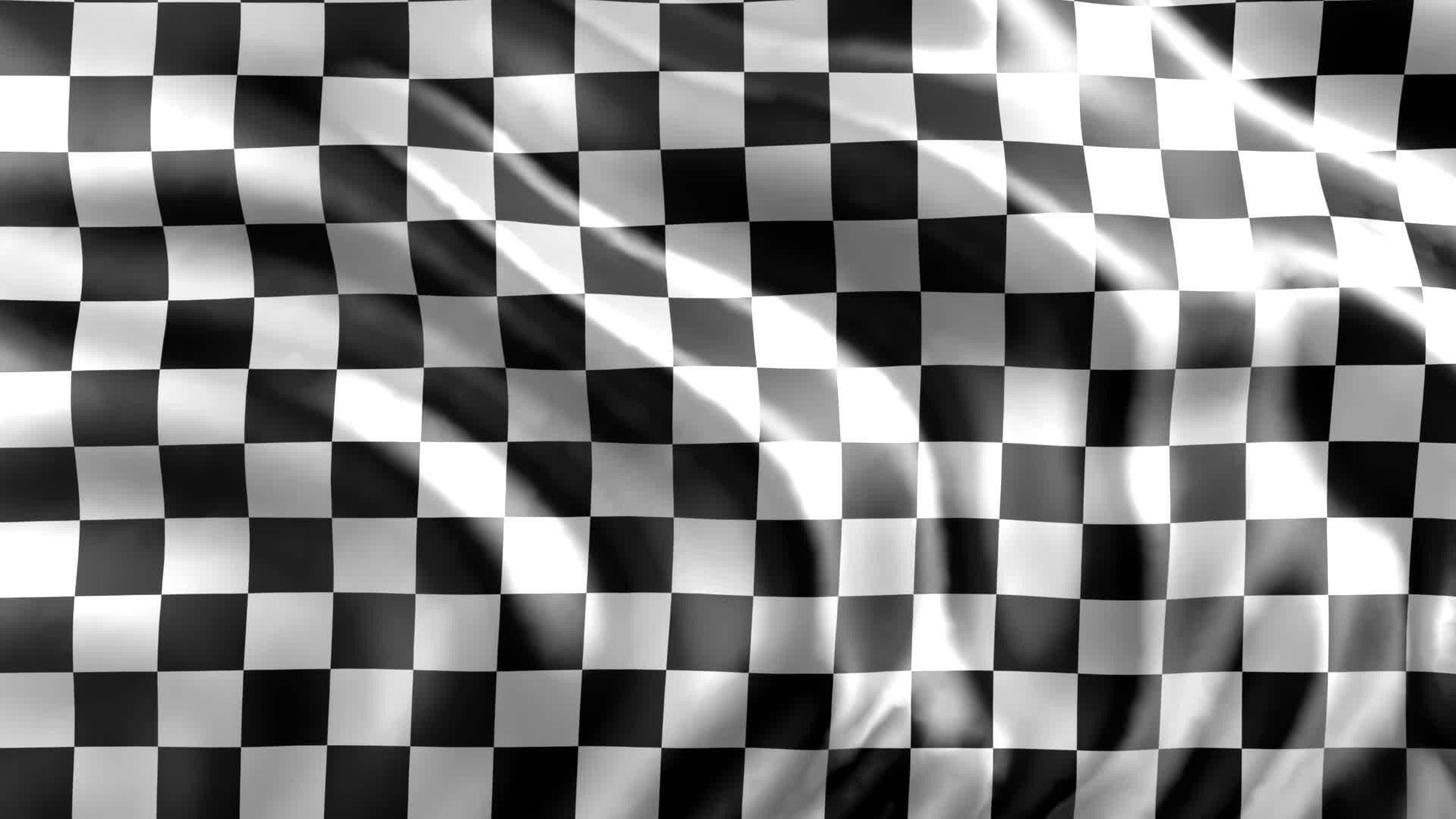 Flowing Checkered Flag Wallpaper