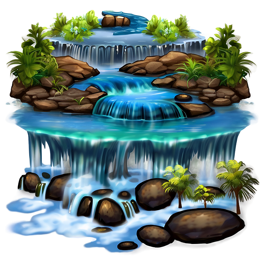 Flowing Water Png Rep97 PNG