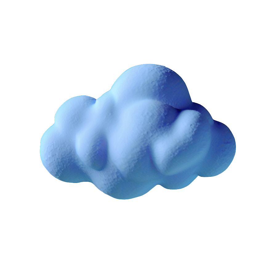 Fluffy Blue Clouds Pattern Png Osl PNG