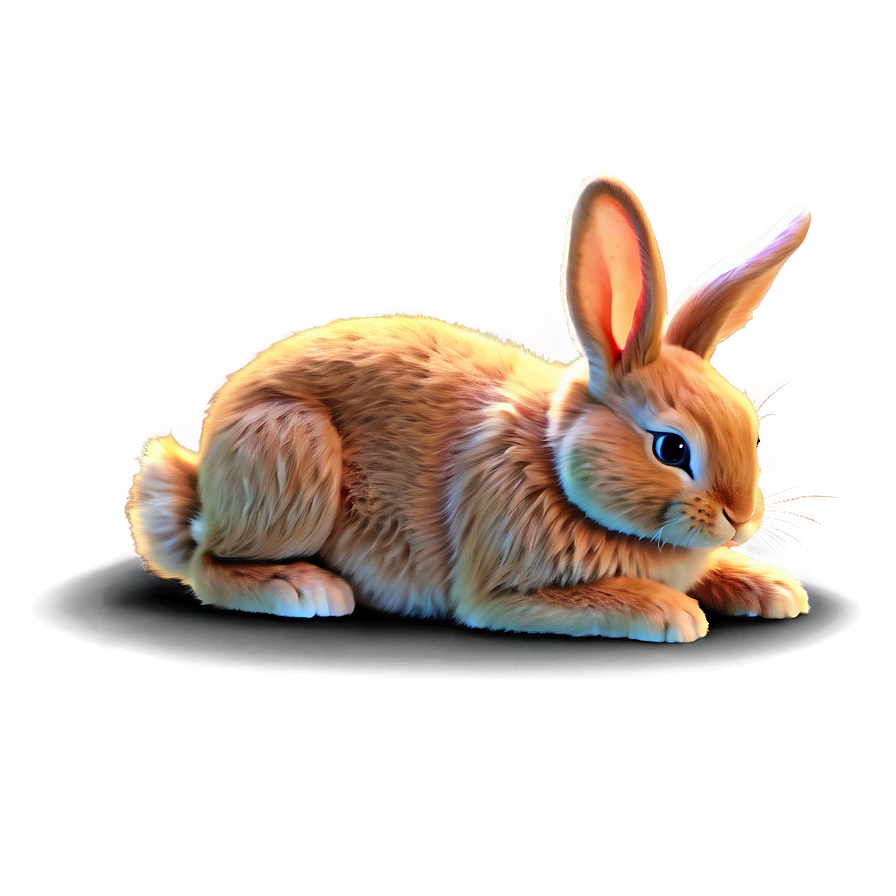 Fluffy Bunny Cartoon Png 11 PNG