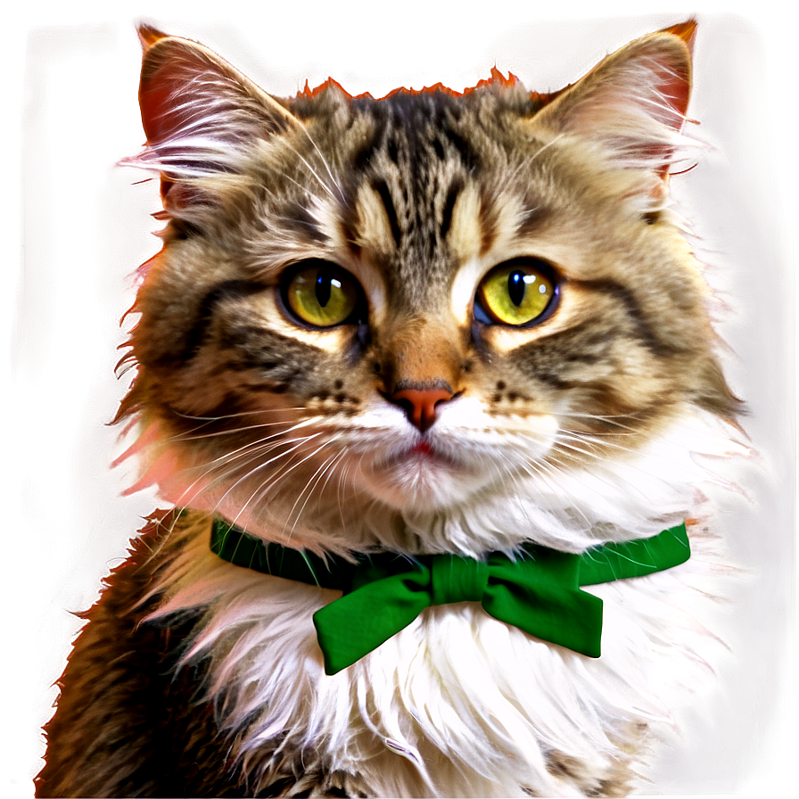 Fluffy Cat Drawing Png Cvc PNG