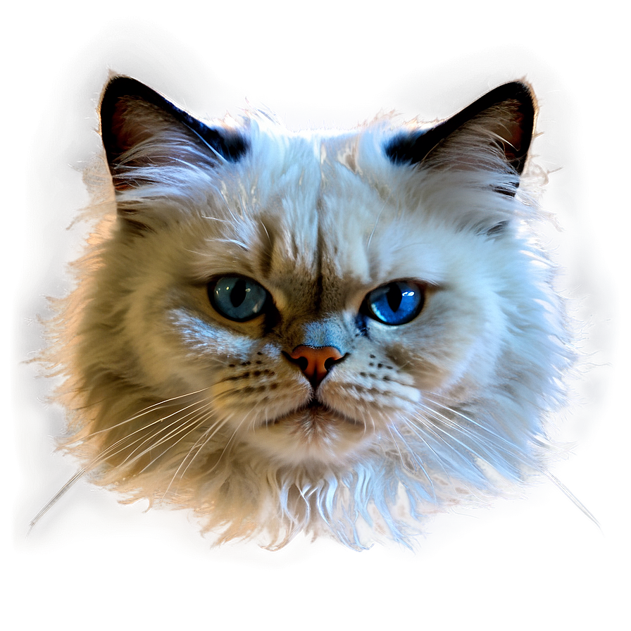 Fluffy Cat Face Png 43 PNG