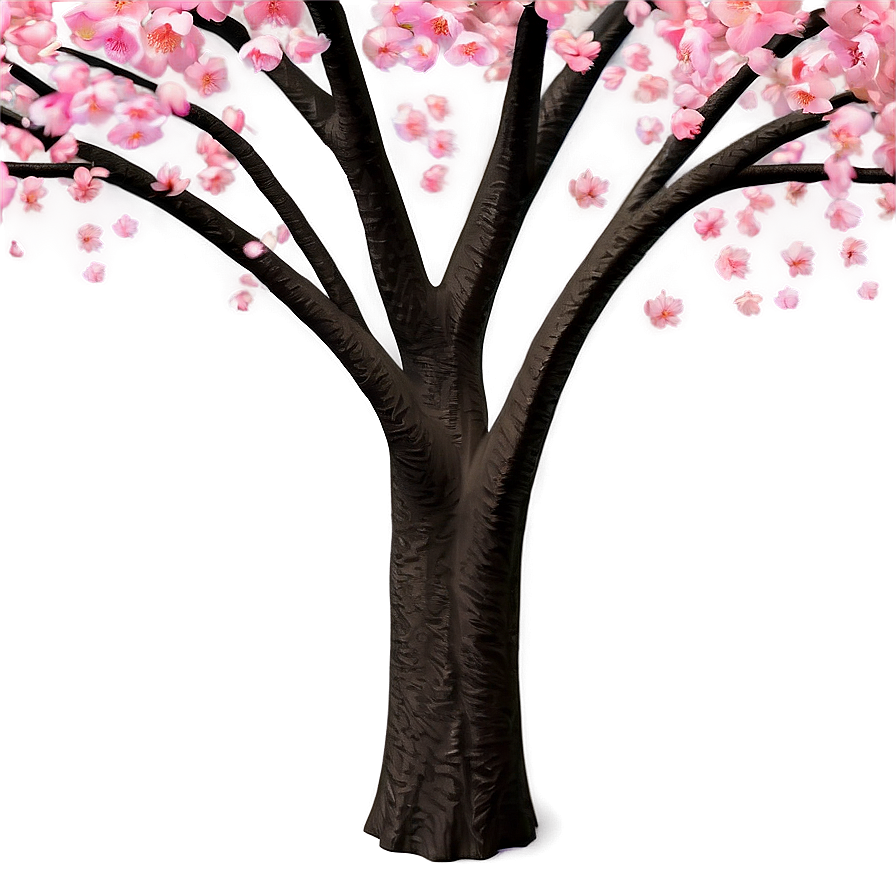 Fluffy Cherry Blossom Tree Png 05242024 PNG
